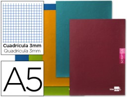 Libreta Liderpapel Scriptus A5+ 48h 90g/m² c/3mm. colores surtidos
